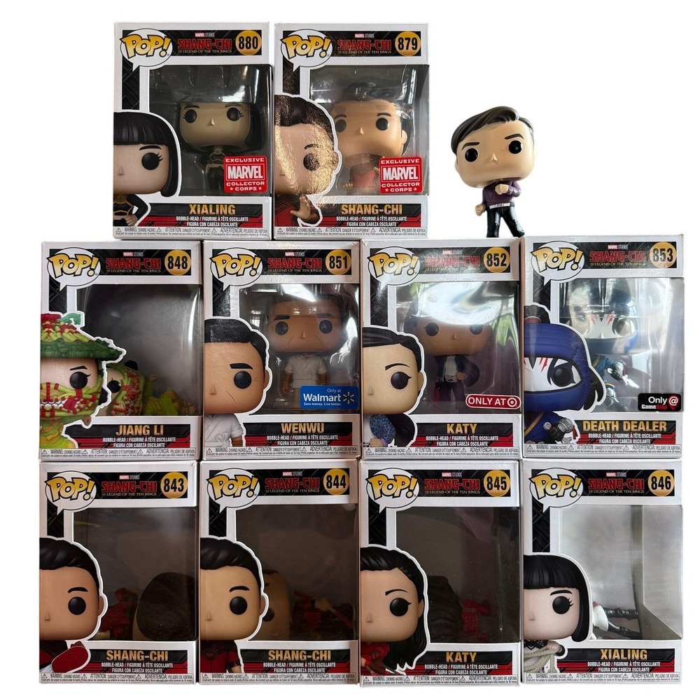 Marvel Shang Chi Funko Pop Lot Exclusive Walmart Target MCU Collector Figures‎
